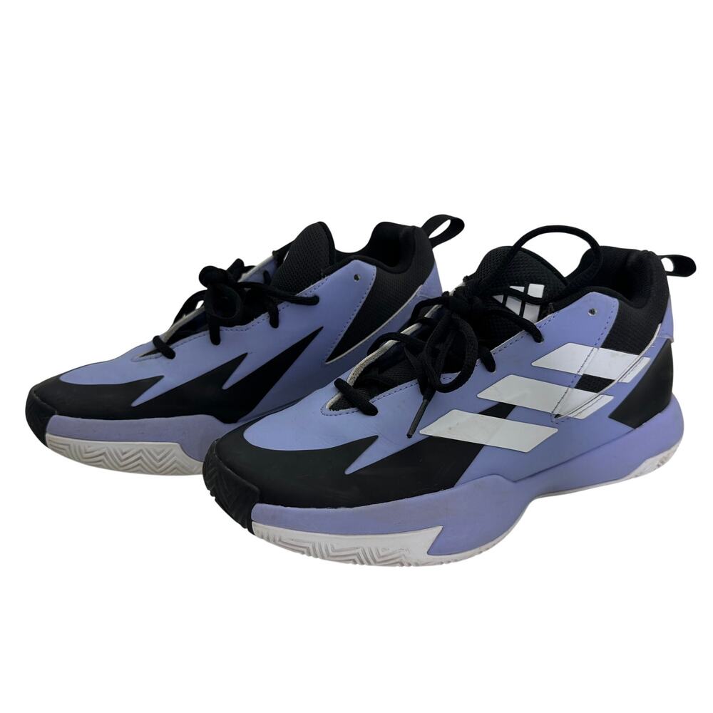 Adidas Basketball Shoes Purple and Black Youth size 6 Women's 7.5
